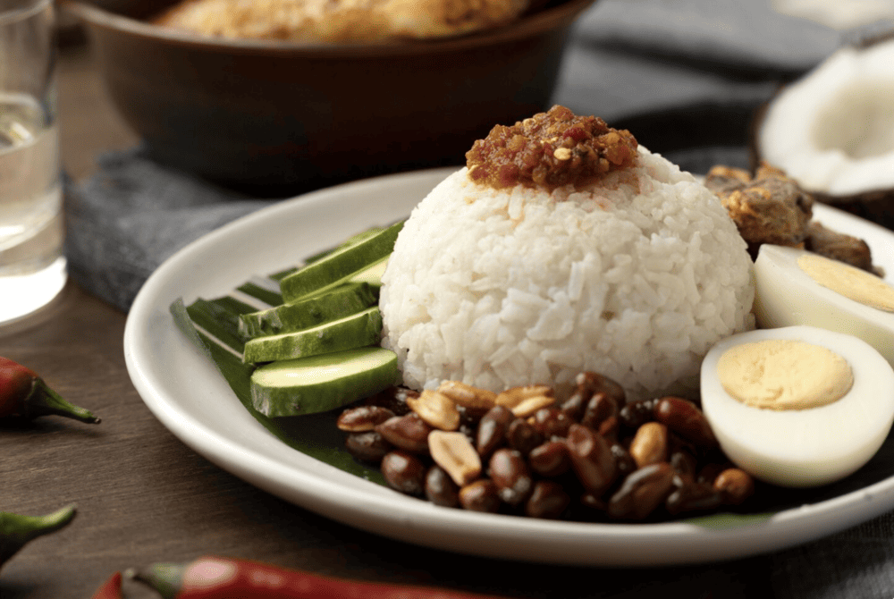 Nasi Lemak – one of the most distinctive dishes of Malaysia